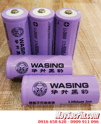 WASING 26650-5000mAh; Pin sạc 3.7v 26650 Wasing 26650 5000mAh (26mmx65mm) chính hãng | CÒN HÀNG